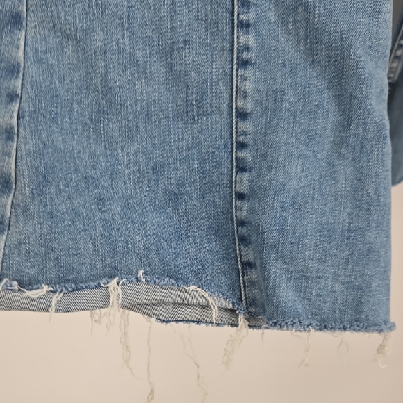 We The Free Blue Flare Wide Leg Jeans Classic Style - Picture 4 of 16